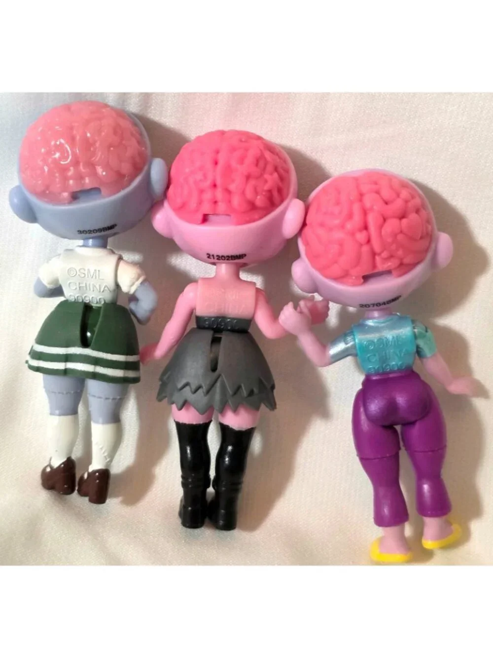 ZOMBAES FOREVER 3 ZOMBIE DOLLS Hungry for Knowledge Rock in Peace Ready to Drop